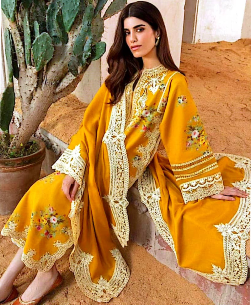 3 Piece Lawn Suit