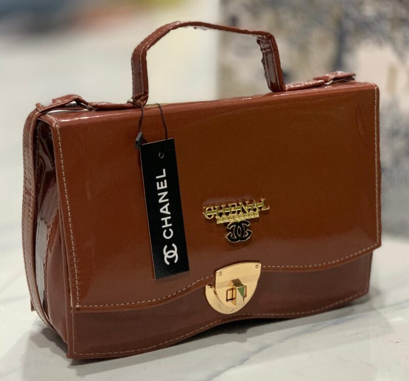Classic PU Leather Top Handle Bag - Image 2
