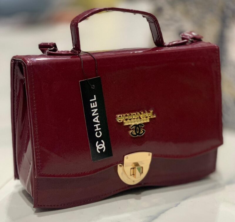 Classic PU Leather Top Handle Bag - Image 4