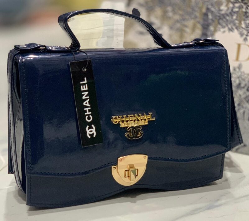 Classic PU Leather Top Handle Bag - Image 8