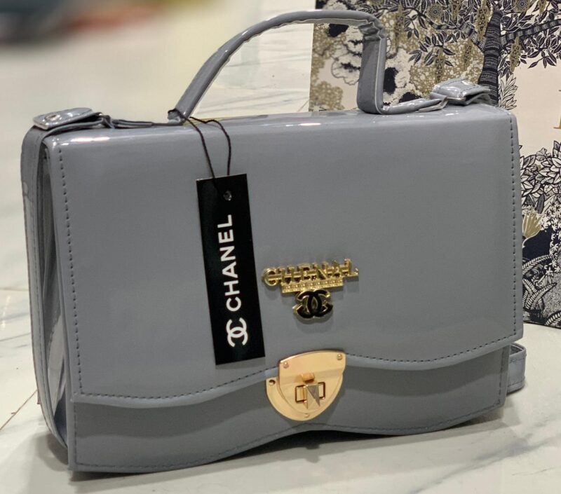 Classic PU Leather Top Handle Bag - Image 6
