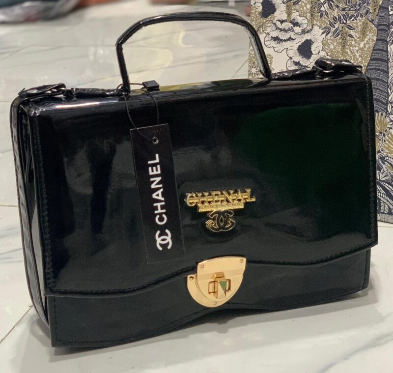 Classic PU Leather Top Handle Bag - Image 9